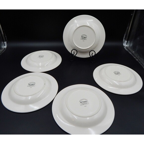 Pier 1  Imports Chateau Napa Salad Pasta Dish Bowls Earthenware Hand-painted S/5 - Picture 7 of 14